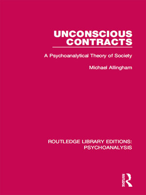 cover image of Unconscious Contracts
